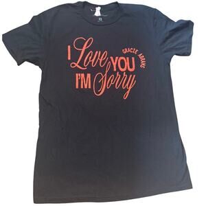 Gracie Abrams I Love You I’m Sorry tee shirt, medium
